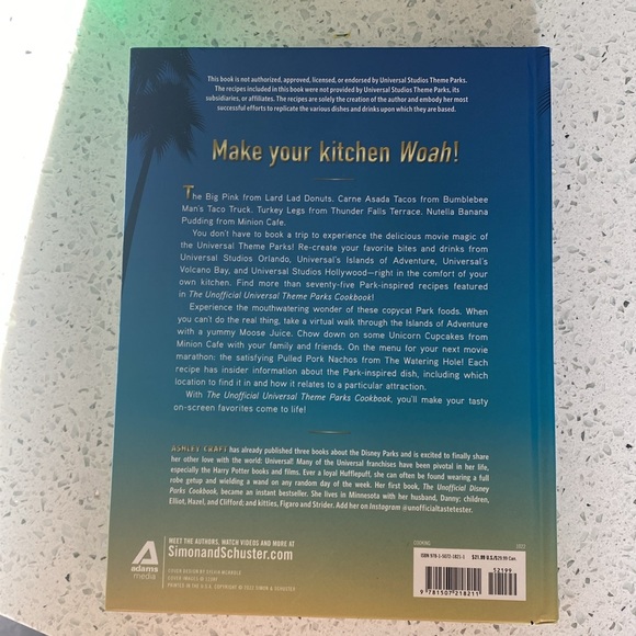 The unofficial Universal theme parks cook book - Picture 2 of 3